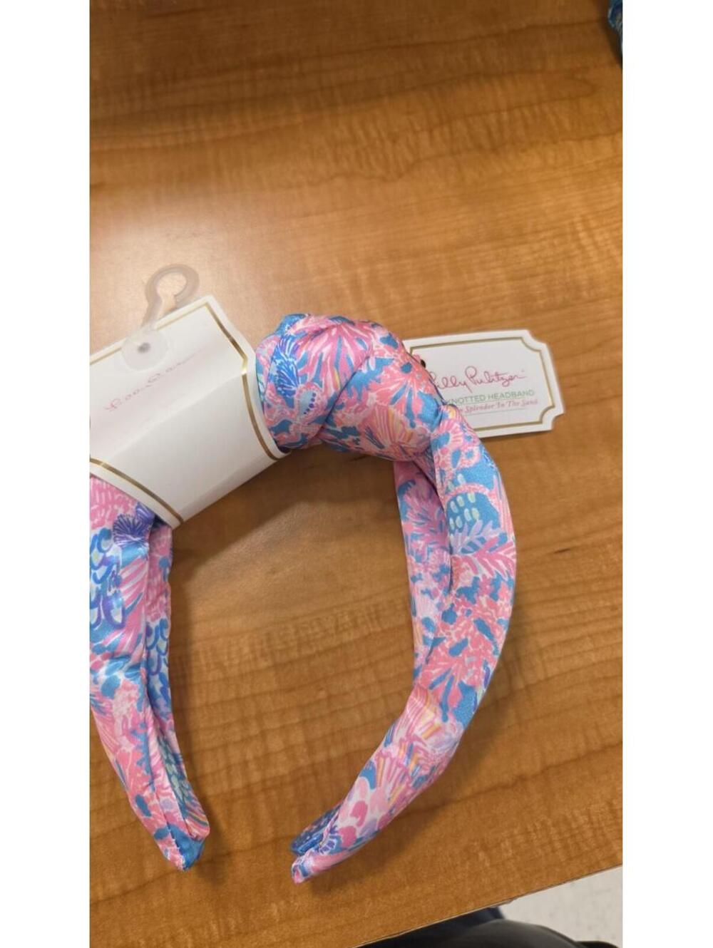 LILLY PULITZER Twist Aqua La Vista Headband New with Tags